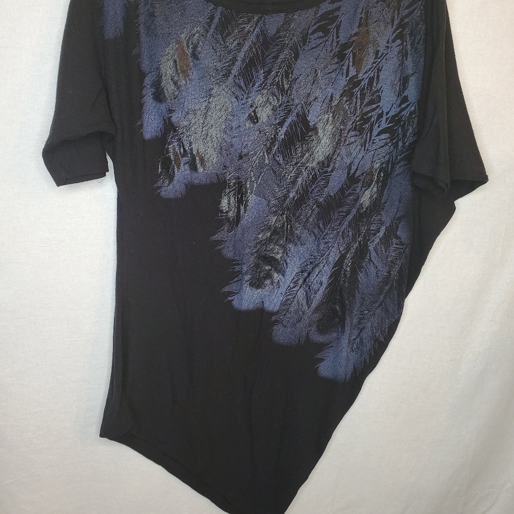 Sirens Feather Art  long & short short sleeve Top